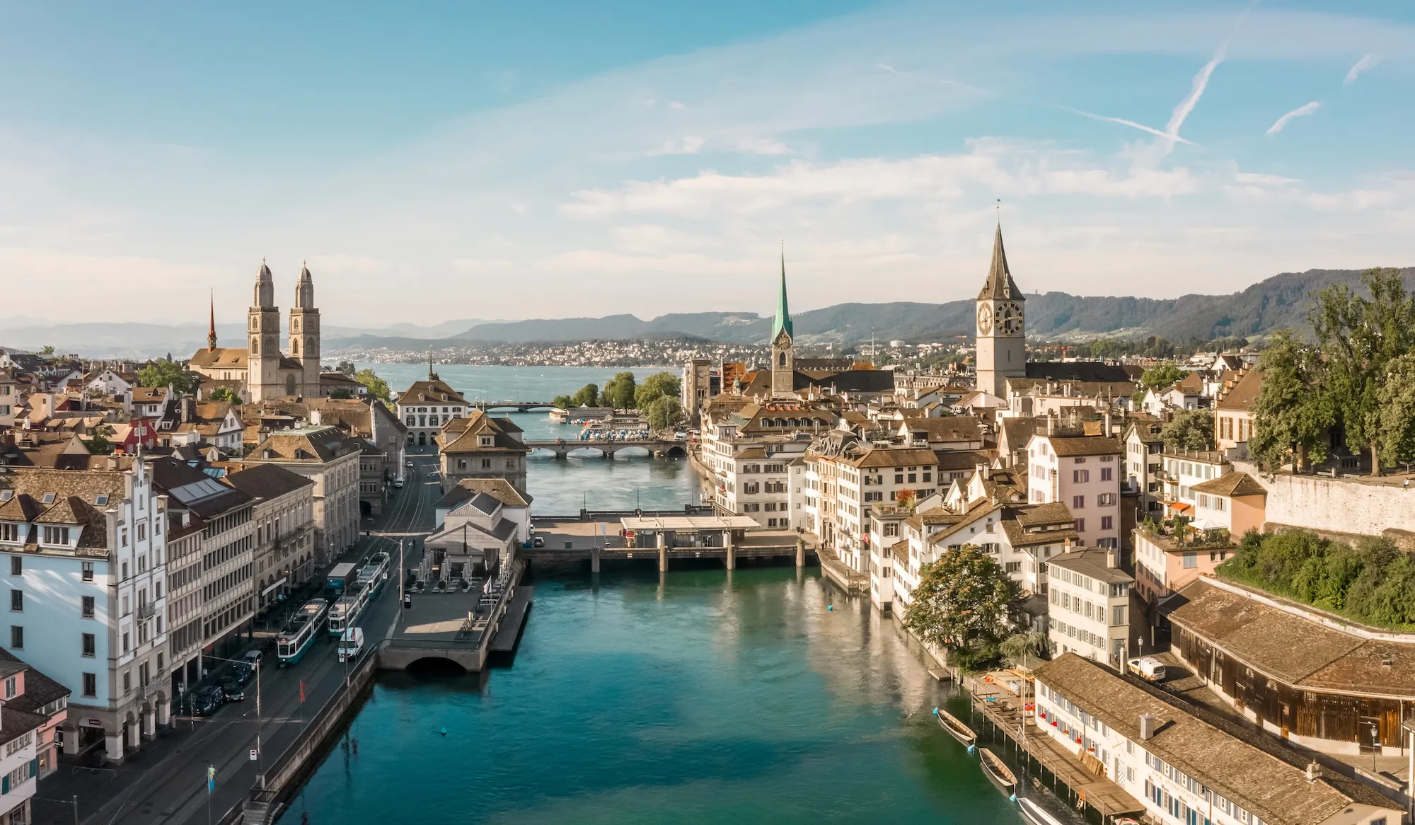 Zürich Seefeld Panorama